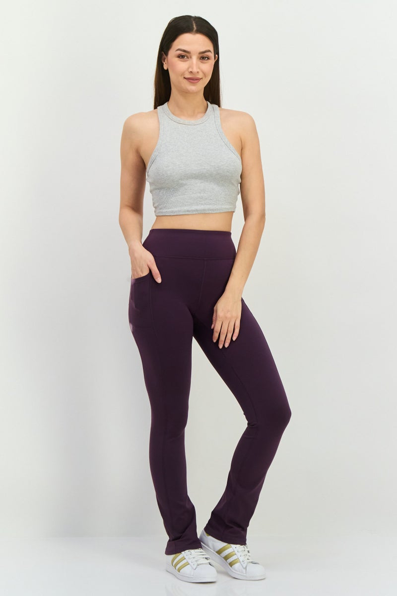 SKECHERS سروال رياضي نسائي مناسب للتدريب، بنفسجي - Image 2