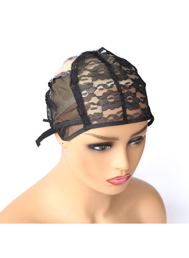 BTWTRY Weaving Cap for Making Wig with Adjustable Strap Wig Cap for Women Girls Medium Size Mesh Lace Wig Cap for DIY Wig (1 Pc, 0060) - Image 1