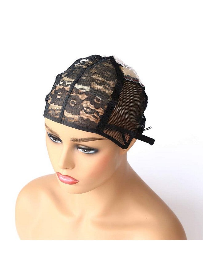 BTWTRY Weaving Cap for Making Wig with Adjustable Strap Wig Cap for Women Girls Medium Size Mesh Lace Wig Cap for DIY Wig (1 Pc, 0060) - Image 4