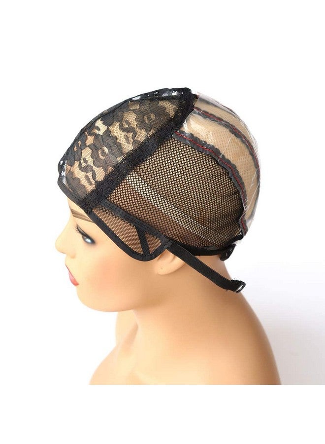 BTWTRY Weaving Cap for Making Wig with Adjustable Strap Wig Cap for Women Girls Medium Size Mesh Lace Wig Cap for DIY Wig (1 Pc, 0060) - Image 2