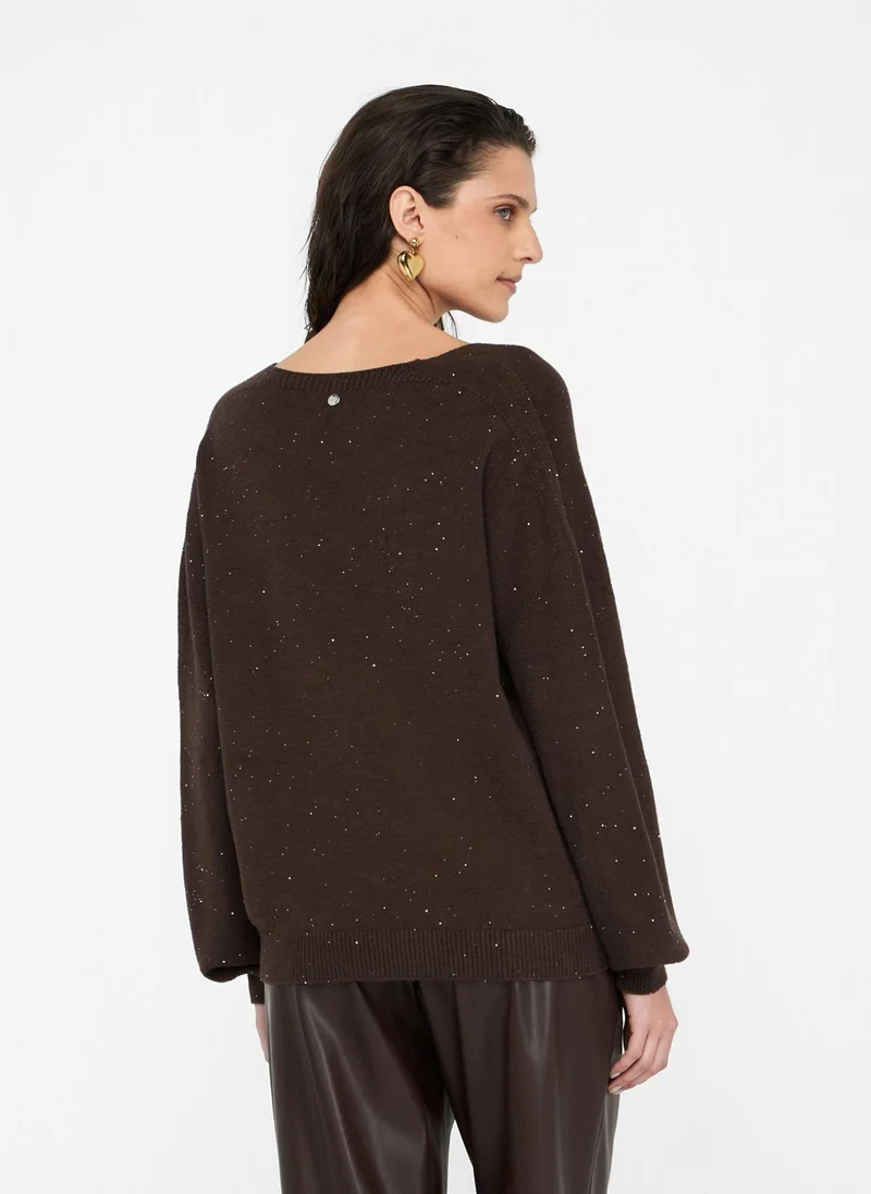 Liu Jo Jumper with micro sequins