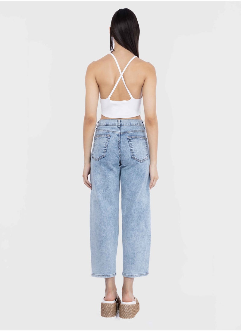 KYVELi - Relaxed Fit Boyfreind Jeans - Image 1