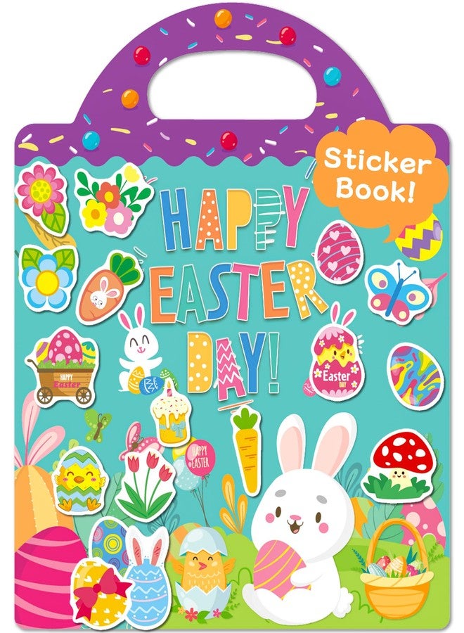 Benresive Easter Reusable Sticker Book for Toddlers 3-5 Years, Fun Travel Stickers for Kids, Waterproof Sticker Books for Toddlers 3-5, 46 Pcs Crafts Activities for Todddlers 3-5 - Image 1