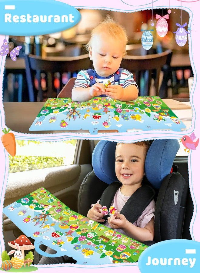 Benresive Easter Reusable Sticker Book for Toddlers 3-5 Years, Fun Travel Stickers for Kids, Waterproof Sticker Books for Toddlers 3-5, 46 Pcs Crafts Activities for Todddlers 3-5 - Image 3