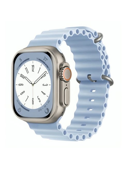Ocean Strap For Apple Watch Band Size 42/44/45/49mm Silicone