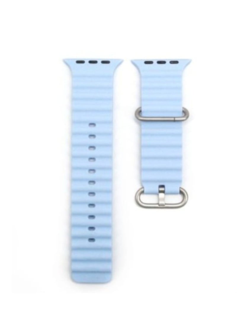 Ocean Strap For Apple Watch Band Size 42/44/45/49mm Silicone