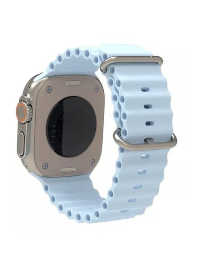 Ocean Strap For Apple Watch Band Size 42/44/45/49mm Silicone