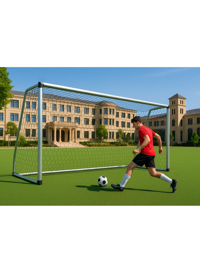 LIMOS Premium Aluminum Football Goal Lightweight Durable and Perfect for Backyard and PlayGround - Image 1