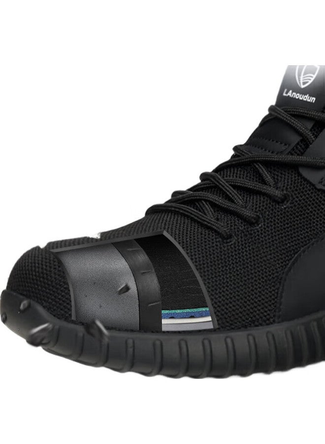 Blue Gull Shield Blue Owl Shield Safety Shoes For Men, Summer Breathable, Steel Toe, Puncture-Resistant, Ultra-Light, Odor-Resistant, Safety Work Functional Shoes D9159N Size 42 - Image 3