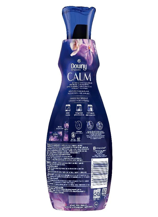 Downy Downy Infusions Liquid Fabric Softener, Calm, Lavender & Vanilla Bean, 32 fl oz  - Image 2