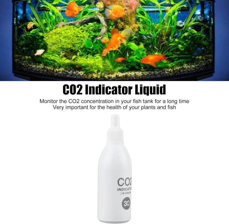 CO2 Indicator Solution Fish Tank Compact Appearance Liquid Test for CO2 Concentration Monitoring, Fast React Speed for All Aquarium Owners (15ml) - Image 4