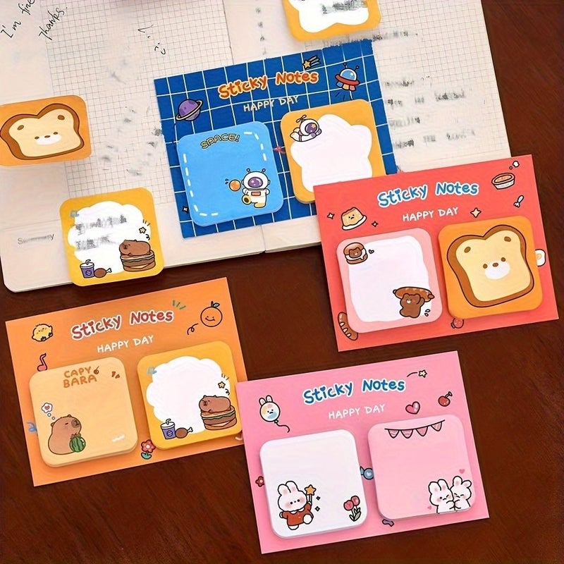 60 Sticky Notes Per Book Cherry Bunny Style Stationery - Image 1