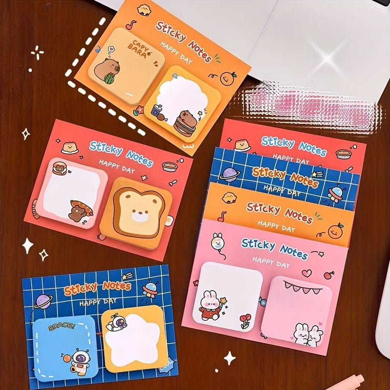 60 Sticky Notes Per Book Cherry Bunny Style Stationery - Image 3
