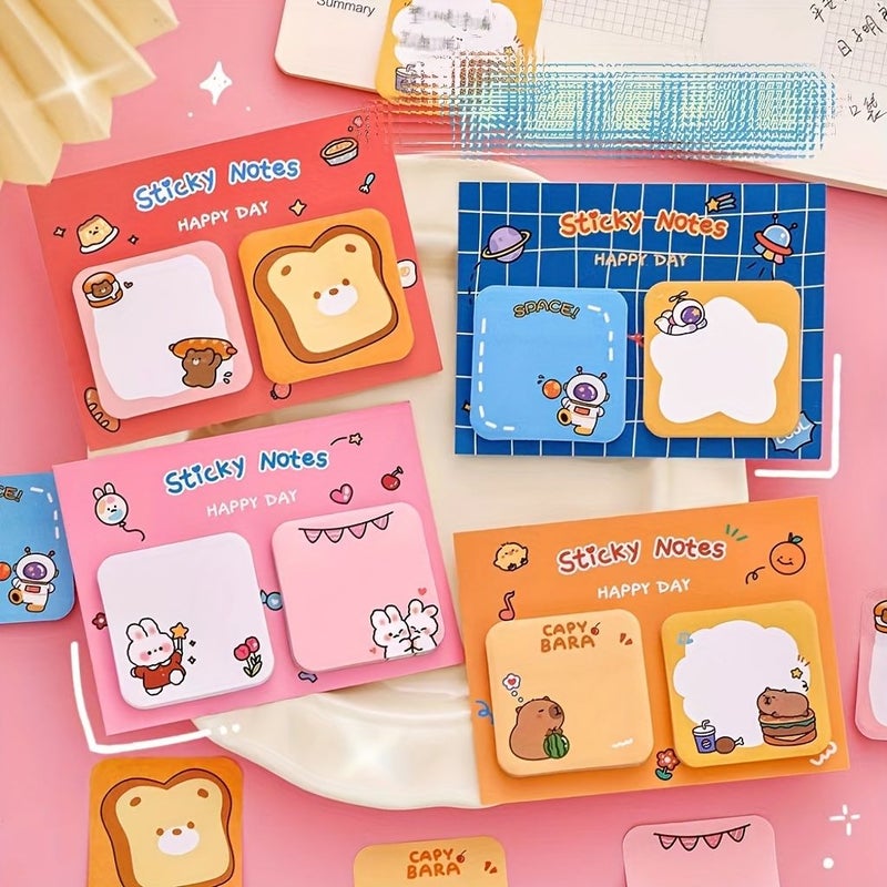 60 Sticky Notes Per Book Cherry Bunny Style Stationery - Image 2