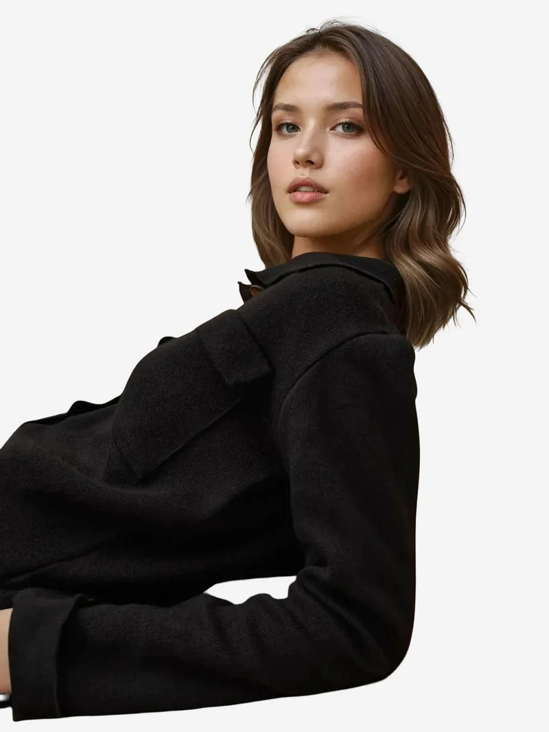 HICCUP Buttoned Cardigan with Pockets