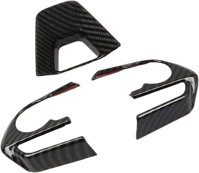 Wivplex Carbon Fiber Steering Wheel Cover Trim for 2019 Toyota Corolla - Image 1