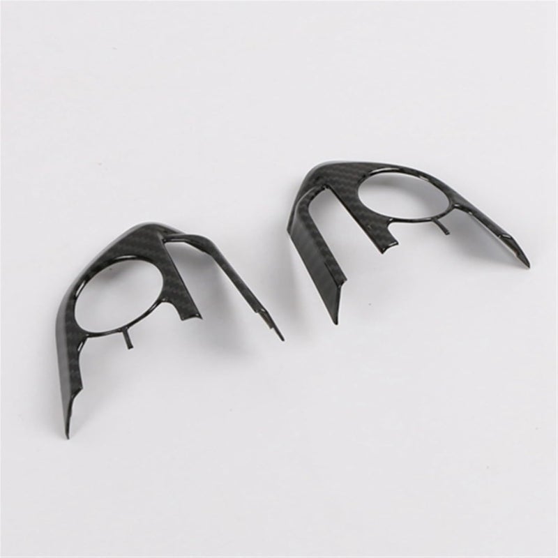 Wivplex Carbon Fiber Steering Wheel Cover Trim for 2019 Toyota Corolla - Image 4