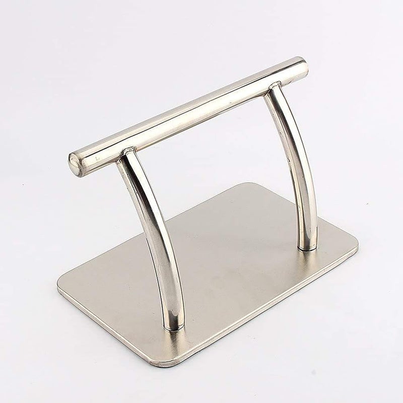 GQCQGS Stainless Steel Footrest Mobile Foot Rest Foot Pedal Parts for Barber Hairdressing Beauty Spa Nail Massage Salon Chairs 19cmx30cmx20cm - Image 1