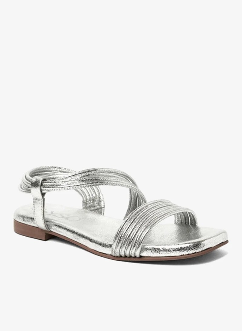 Y.so Women's Flat Slingback Sandals – Slip-On Comfort with Backstrap Support