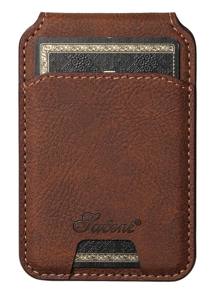 Suteni Detachable Card Holder MagSafe Leather Case for Samsung Galaxy S24 Ultra - Image 4