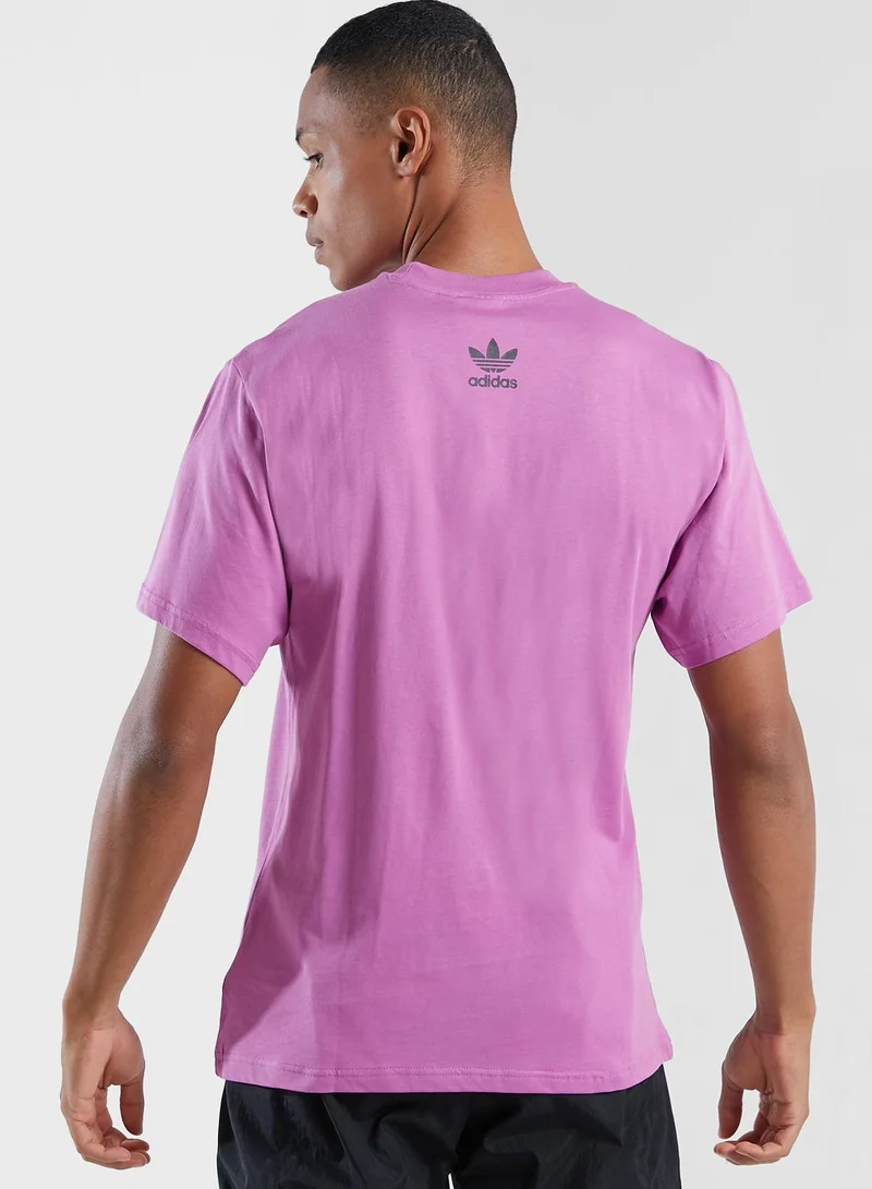 adidas Originals Cartoon Trefoil T-Shirt