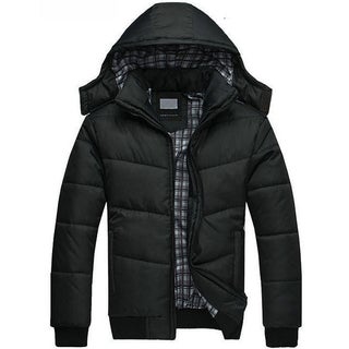 Mens Hooded Cotton-Padded Winter Jacket Black - pzsku/Z0E9D3E23BC11C2DBC583Z/45/1746217146/cdb05ab2-c183-47f0-81ba-b83d9a87499d