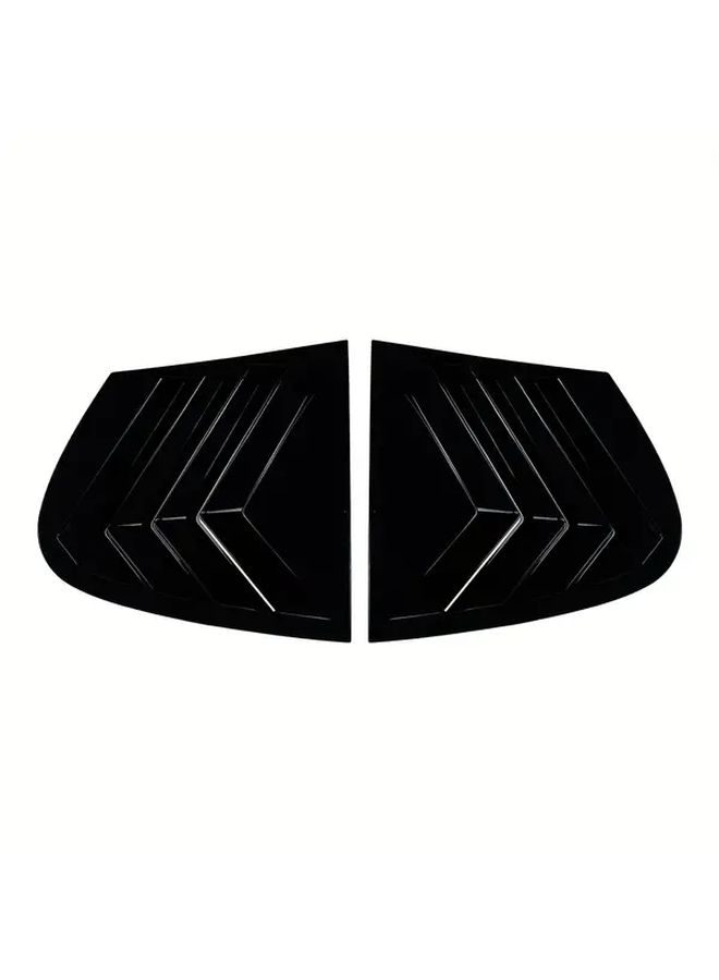 For BMW 1 Series E87 2005 2011 Rear Side Window Louvers Carbon Look Glossy Black ABS Tape On Weather Resistant Exterior Upgrades Sleek Design Precision Fit Durable Automotive Accessory - Image 5