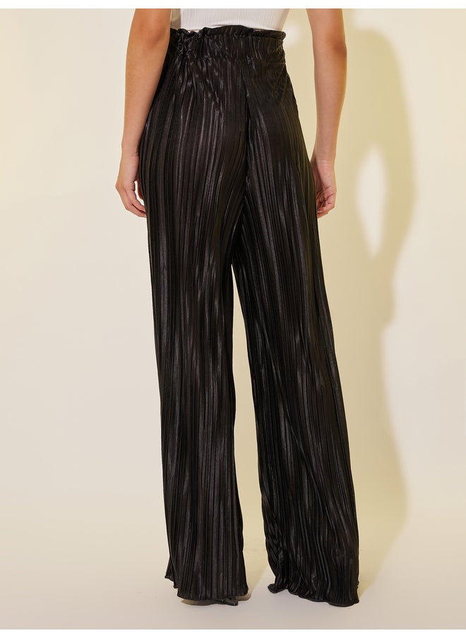 Take Two Take Two Solid Pleated Relaxed Fit Pants  - Image 4