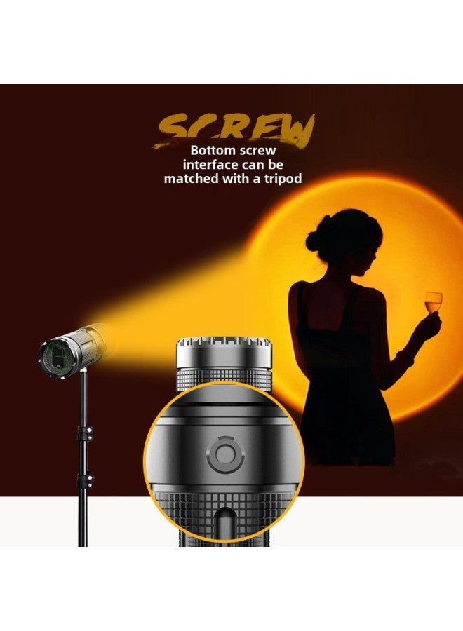 On Behalf Of LED Photography Lighting Flashlight Atmosphere Fill Light Zoom Lighting Rgb Photo Four-color Flashlight-Color:X3 Four Light Source Atmosphere Flashlight With Stand