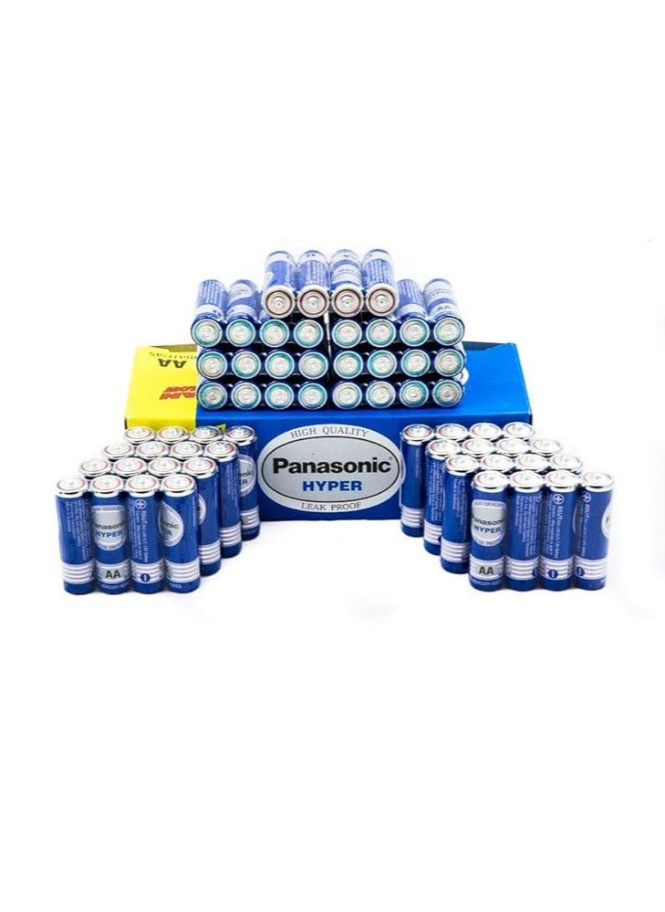 Panasonic Hyper Manganese AA Battery (R6UT/4S) – Pack of 60  - Image 1