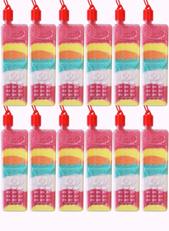 ArtCreativity Cellphone Art Bottle Necklaces, Pack of 12, Sand Art Craft Kit with Shaped Bottles, Craft Party Supplies and Party Favors for Kids - Sand Sold Separately (Cellphone) - Image 1