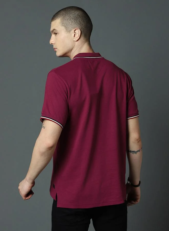 HIGH STAR Regular Fit Cotton Pique Polo by Styli