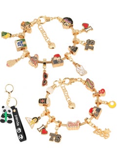 SYOSI 2 Pieces Friendship Bracelets for Women, Inspired Charm Bracelets, Adjustable Matching Couples Best Friend Bracelet Set with Cute Panda Keychain, Ideal Teen Girl Birthday Gifts  - Image 1