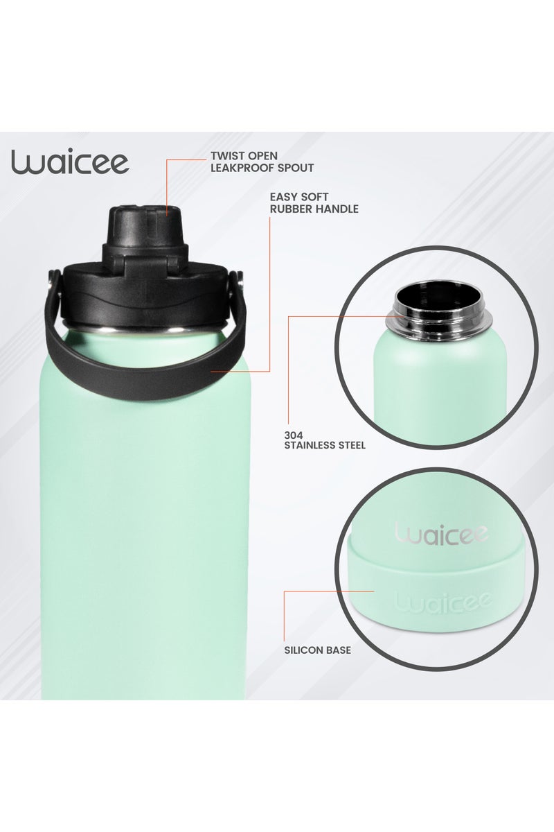 WAICEE Mint Gelato Reusable Bottle – 32oz / 950ml - Image 4