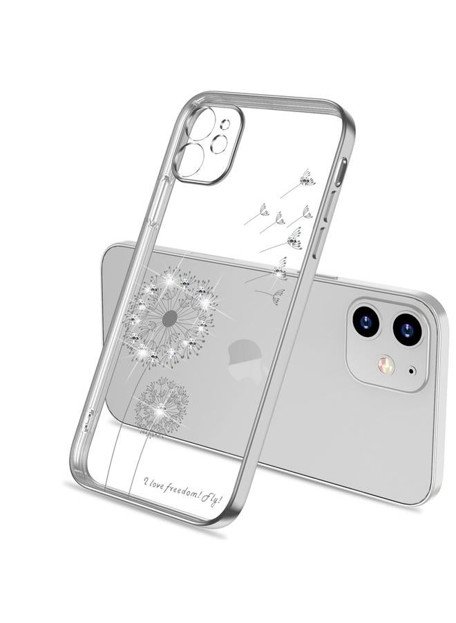 زبون جراب لهاتف iPhone 11 Pro Max، جراب واقٍ فائق النحافة بنمط الهندباء الكهربائي - Image 1