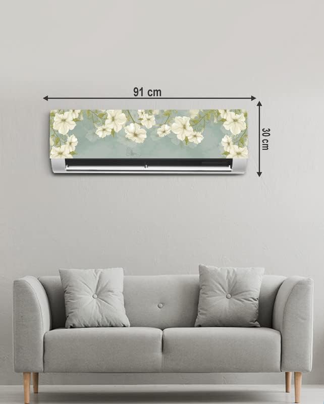 DreamKraft Decorative Flower AC Sticker (Multicolor PVC Vinyl 30cm x 91cm)-AC320-Self-Adhesive - Image 3