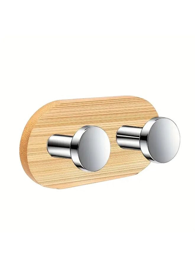 Bright Color No Drill Adhesive Hooks Heavy Duty Space Saving Wall Mounted For Bathroom Kitchen Closet - Image 1