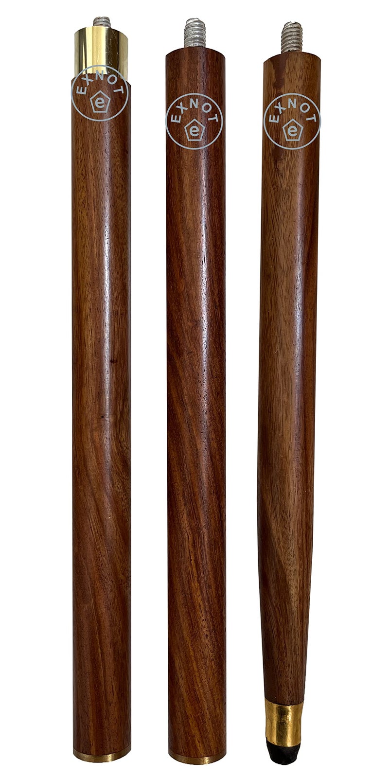 EXNOT Vintage Brass Handle Victorian Telescope Fold able Wooden Walking Stick Walking Cane Ideal Gift - Image 5