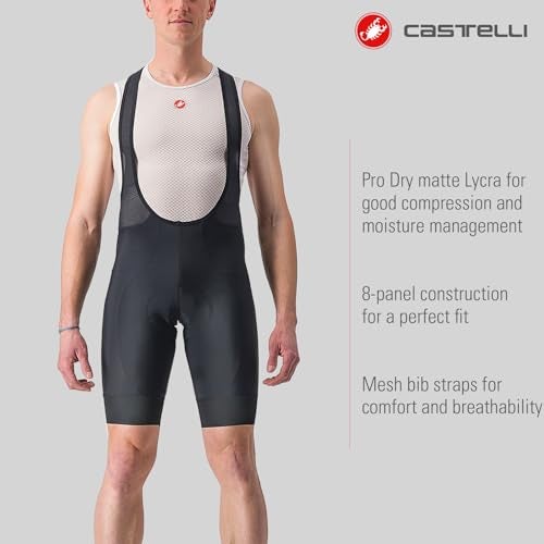 CASTELLI Entrata 2 Bib Short - Men's, Black, S - Image 2