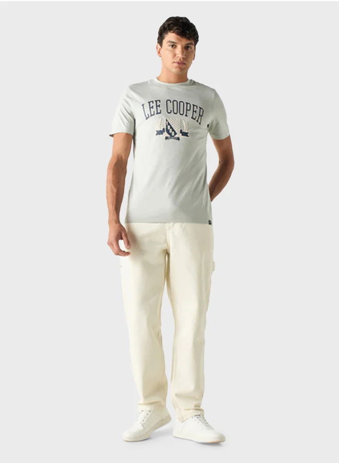 Lee Cooper Graphic Print Crew Neck T-Shirt