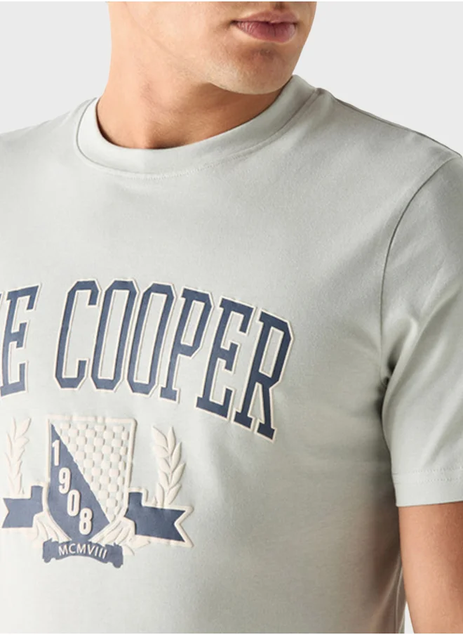 Lee Cooper Graphic Print Crew Neck T-Shirt