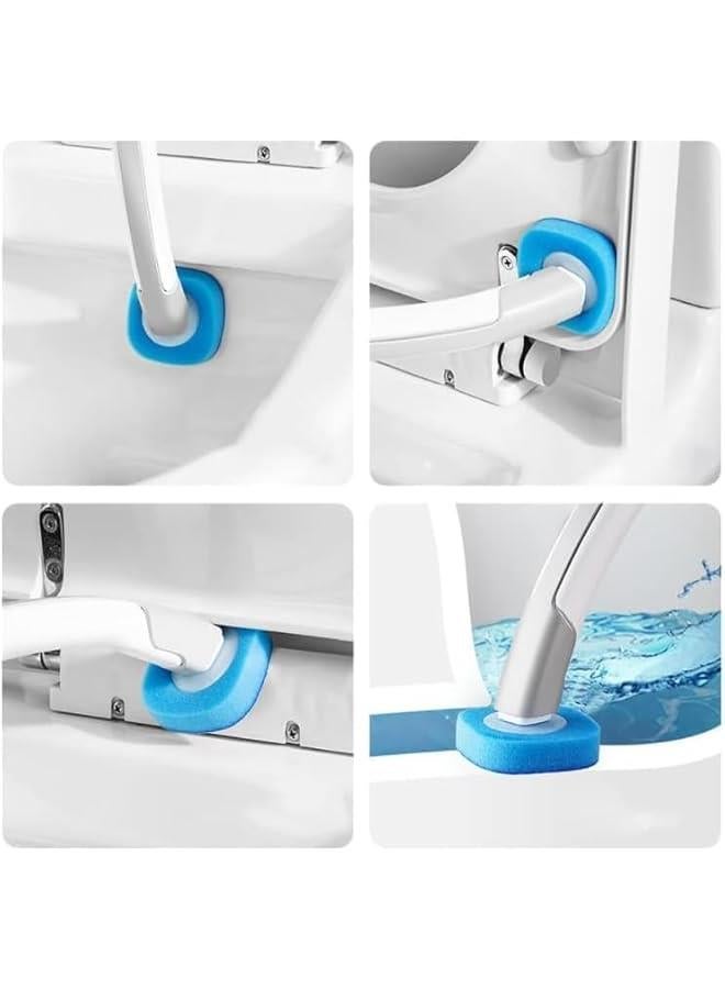 HOOKOR Disposable Toilet Brush - Disposable Toilet Bowl Cleaner, Toilet Cleaning Supplies, with Holder and 8 Refills for Deep Cleaning and Hygienic Bathroom Maintenance - Image 4