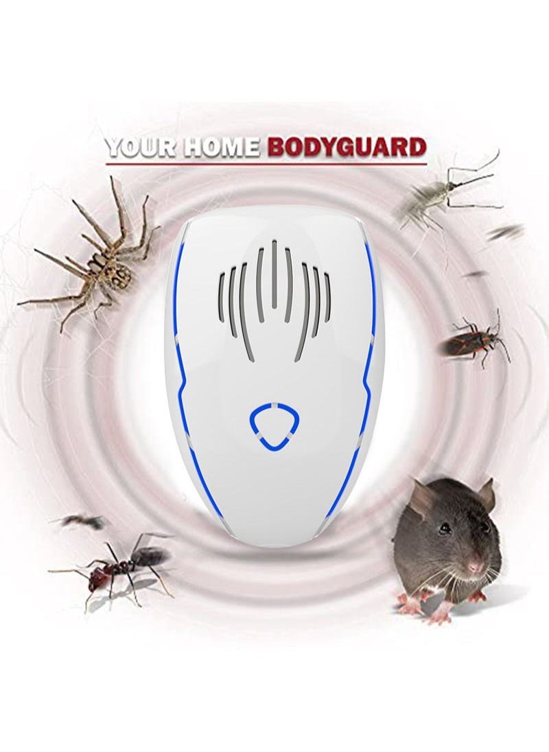 Aikanbo - 2-Piece Ultrasonic Pest Repeller Plug-in Pest Control Electronic Repellent with Multiple Wavelengths to Target More Pests Especially Mice Rodent/Rat/Cockroach - Image 1