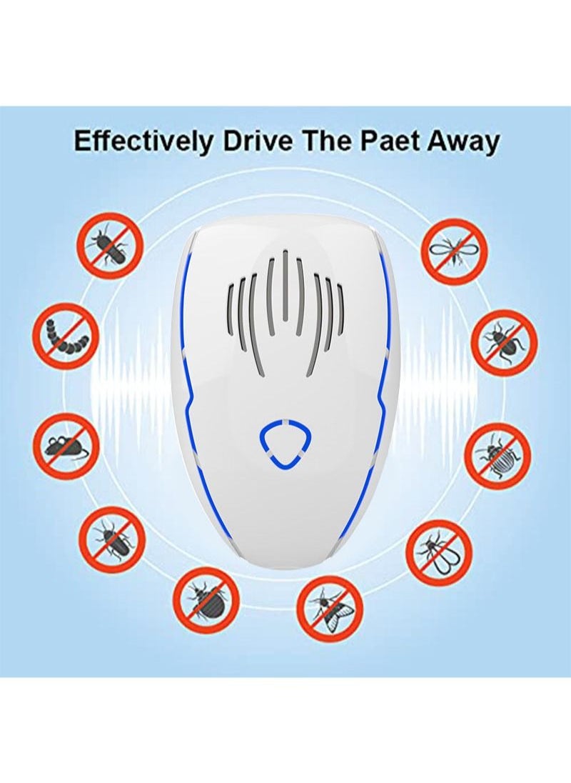 Aikanbo - 2-Piece Ultrasonic Pest Repeller Plug-in Pest Control Electronic Repellent with Multiple Wavelengths to Target More Pests Especially Mice Rodent/Rat/Cockroach - Image 1