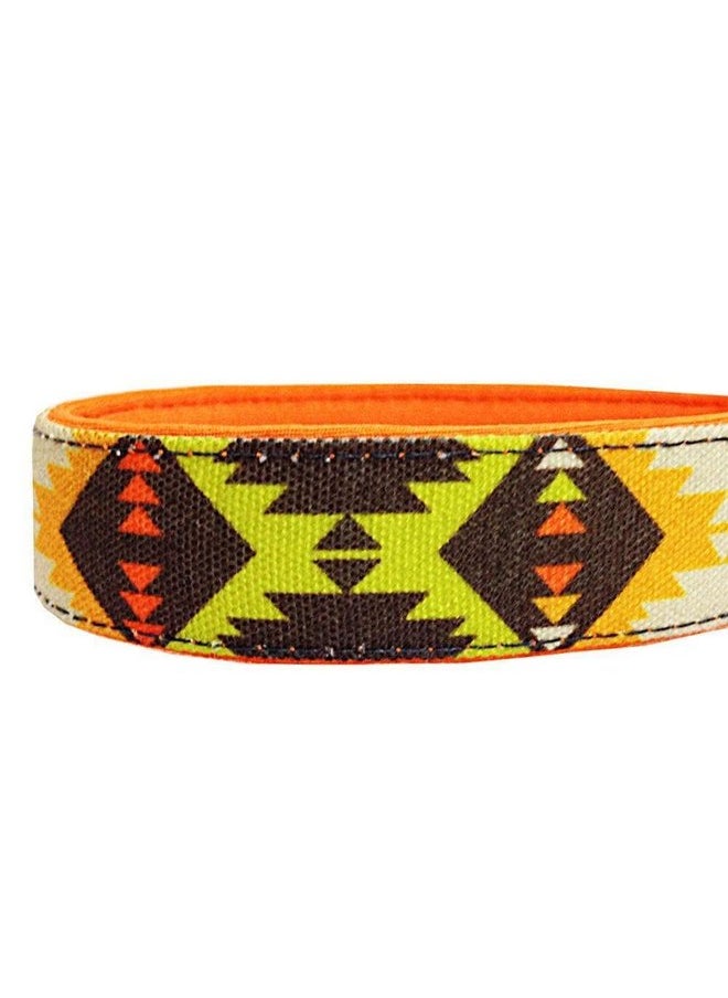 Blueberry Pet Blueberry Pet 2 Colors Southwestern Vintage Tribal Print Dog Leash with Soft & Comfortable Handle, 4 ft x 1", Extravagant Orange, Large, Leashes for Dogs  - Image 4
