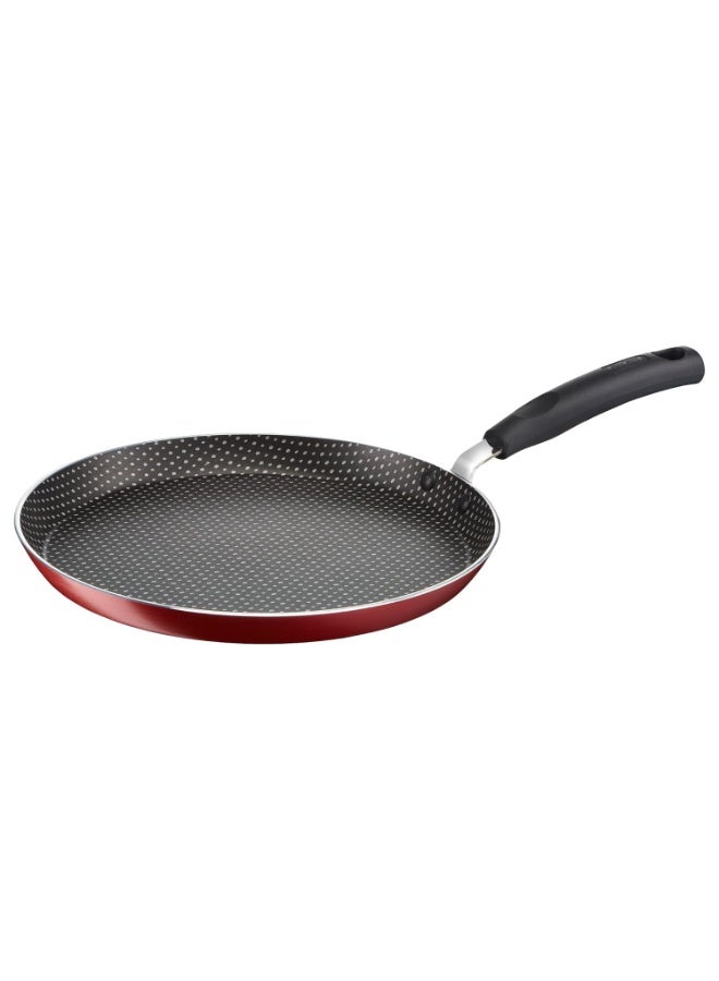 T-Fal  Simply Chef 30 cm Flat Tawa | Resist Plus Non-Stick Coating | Silicon Non-Slip Handle | Easy Cooking & Cleaning | Two Way Coating | 100% PFOA Safe - Image 1