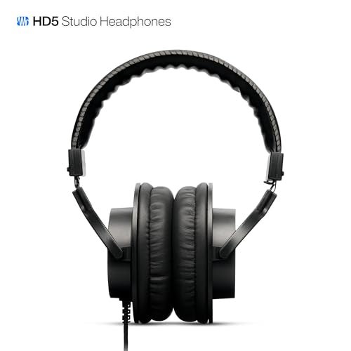 PreSonus HD5 Professional Monitoring Headphones —Wired, Closed-Back, Over-Ear Studio Recording Headphones for Professional Mixing and Monitoring - Image 5