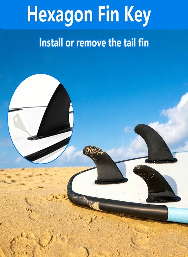 Kodrily 2Pcs Surfboard Scraper, 2 in 1 Surfboard Wax Comb with Fin Key, PVC Black Surfboard Surfing Wax Comb for Skimboard, Surfboard Surfing Maintenance, 3 x 1.6in - Image 5