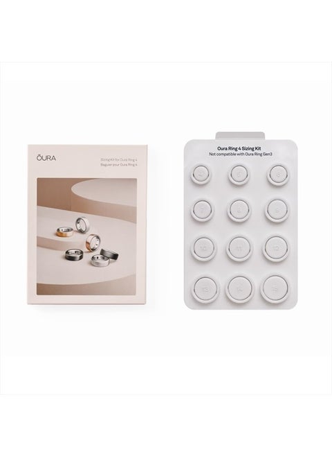 Oura Ring 4 Sizing Kit - Size Before You Buy Oura Ring 4 - Unique Sizing - Receive Credit for Purchase