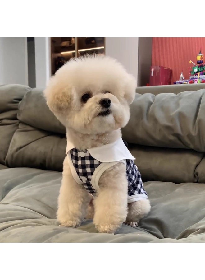 ايه ام ملابس كلاب صيفية، ملابس كلاب صغيرة، تيدي بيشون بوميرانيان، قطة كورية لطيفة، سترة صيفية - Image 5